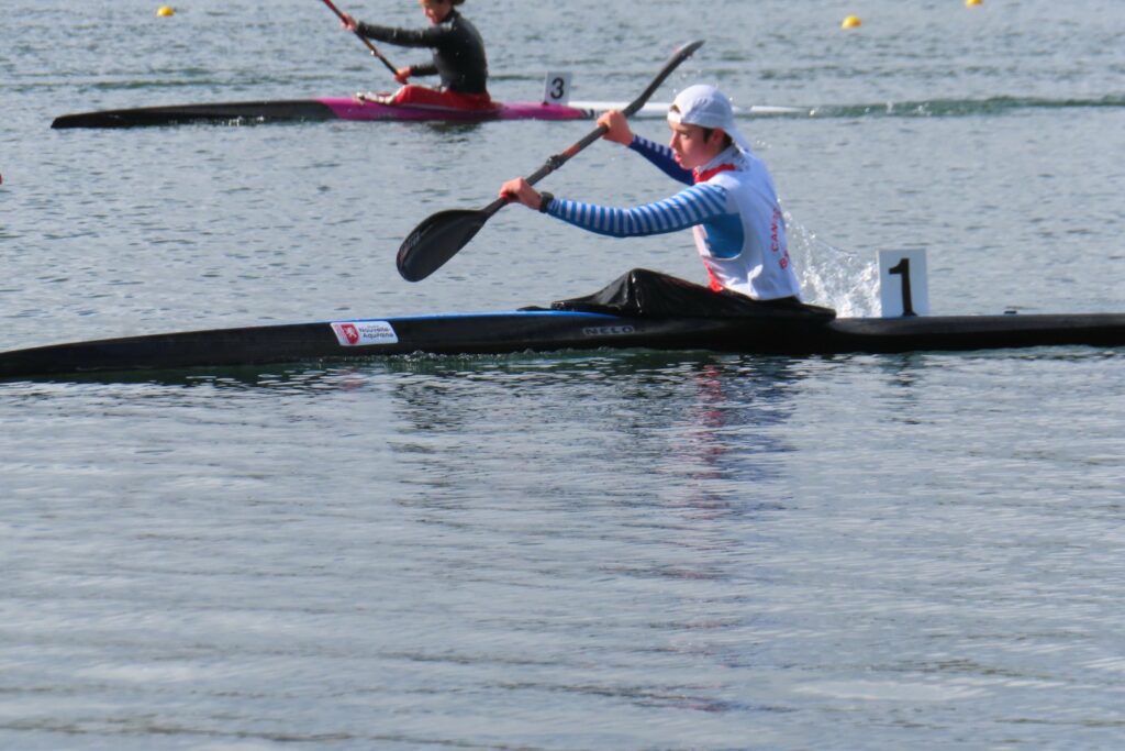 Course en ligne de l'ENBCK aux sélections équipe de France canoë-kayak