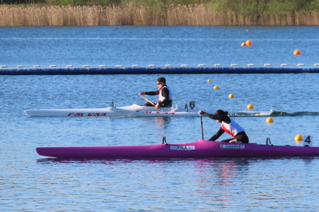 Course en ligne de l'ENBCK aux sélections équipe de France canoë-kayak